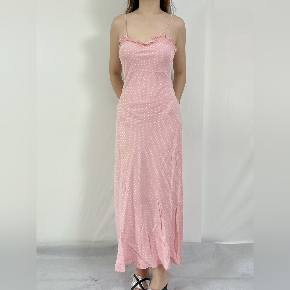 NEW DOEN Calsi Dress Pink Polka